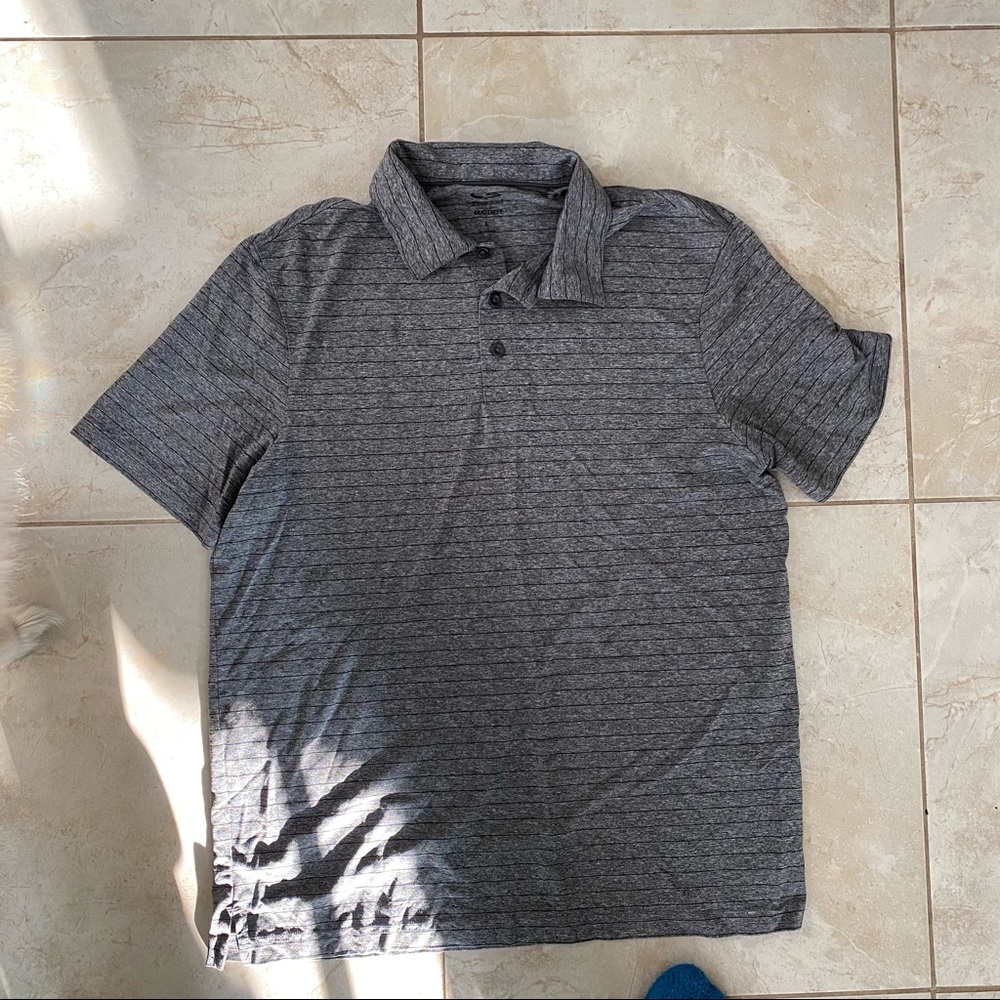 Grey stripes polo